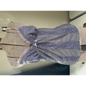 Women's Simply Vera Wang Purple Lace Lingerie Top Medium